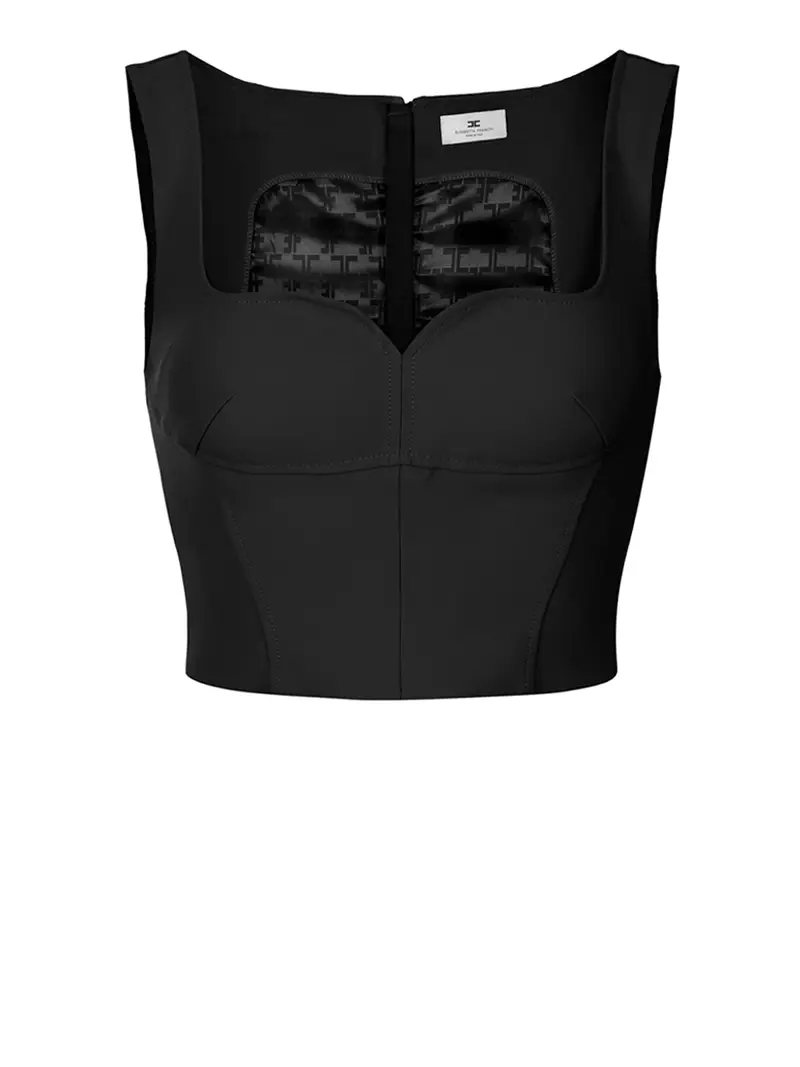 top elisabetta franchi da donna - nero