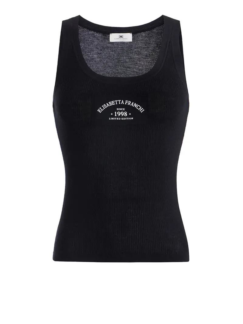 top elisabetta franchi da donna - nero