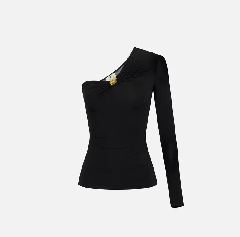 Top in jersey crêpe leggero