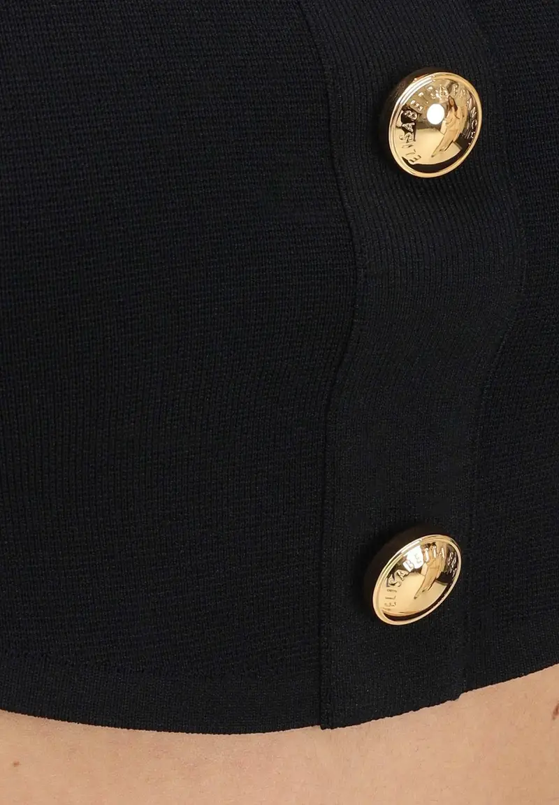 ELISABETTA FRANCHI Top Donna Nero 4346418 miniatura 3