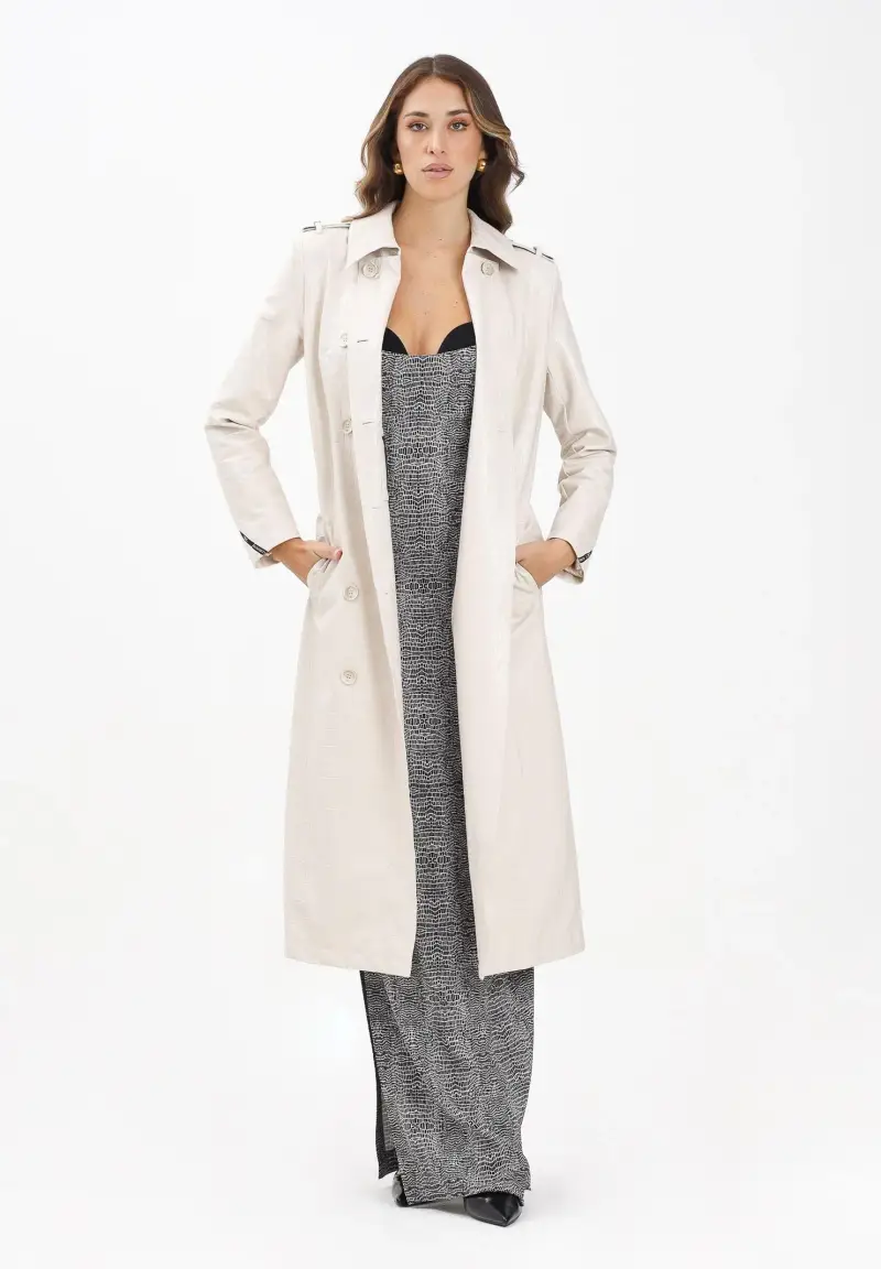 ELISABETTA FRANCHI Trench Donna 2818041 miniatura 2