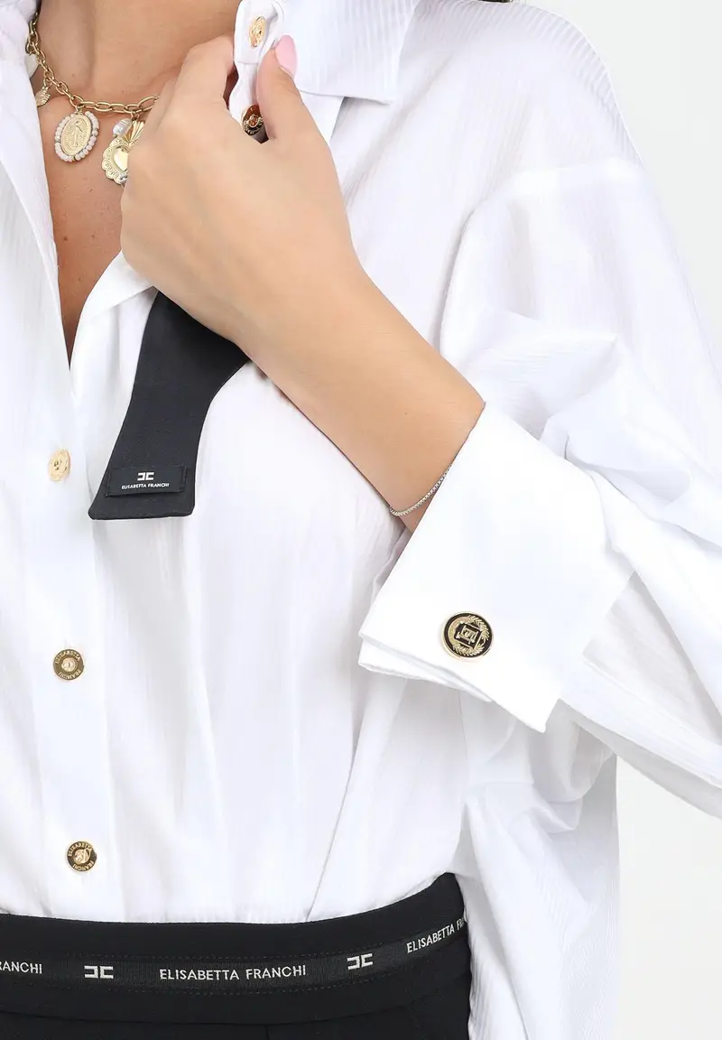 ELISABETTA FRANCHI Tuta bi-color da donna miniatura 2