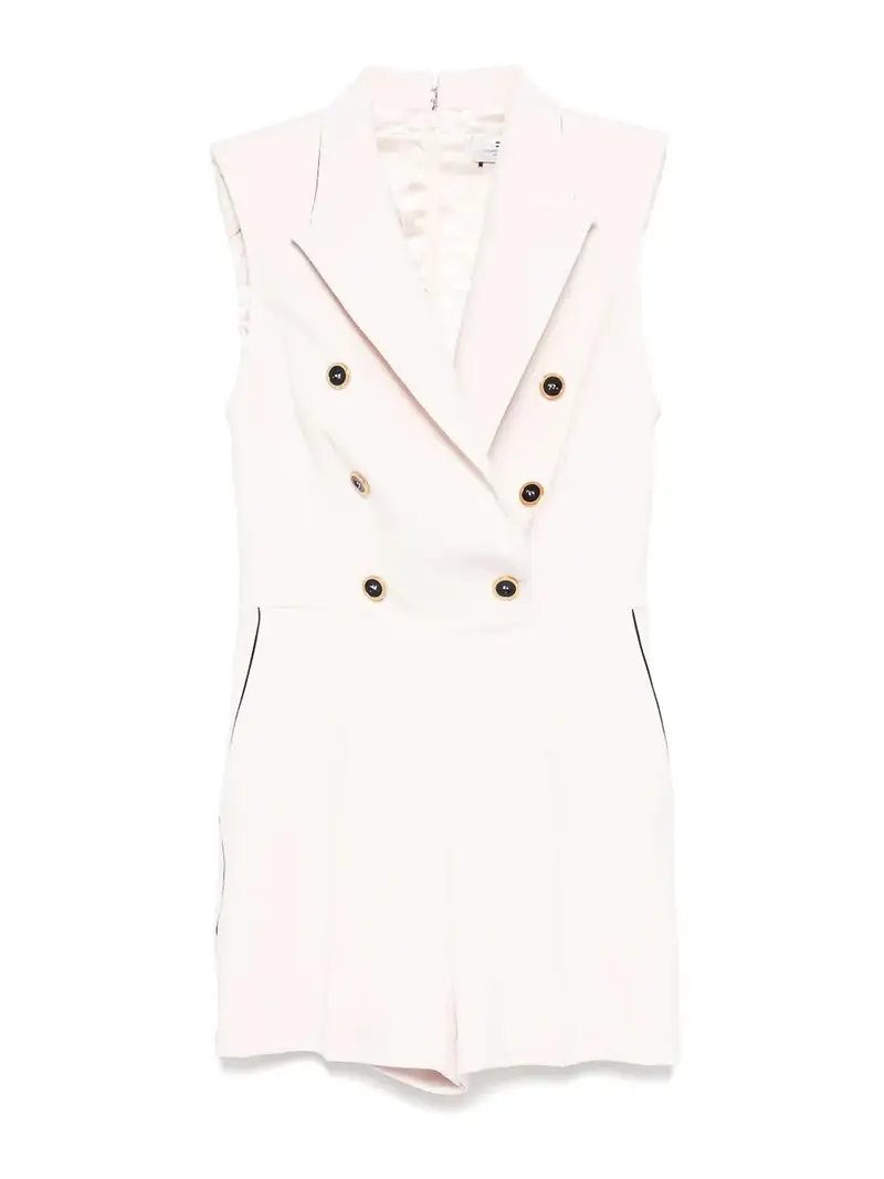 Tuta con cintura Bianco