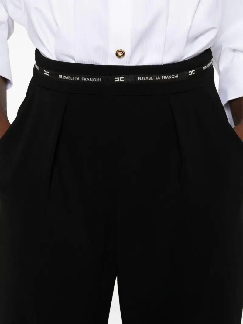 Tuta Intera Bianca con Fiocco e Pantaloni Plissettati Bianco miniatura 3