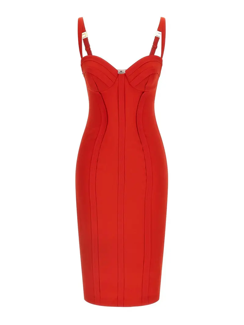 Vestito a corsetto Arancione