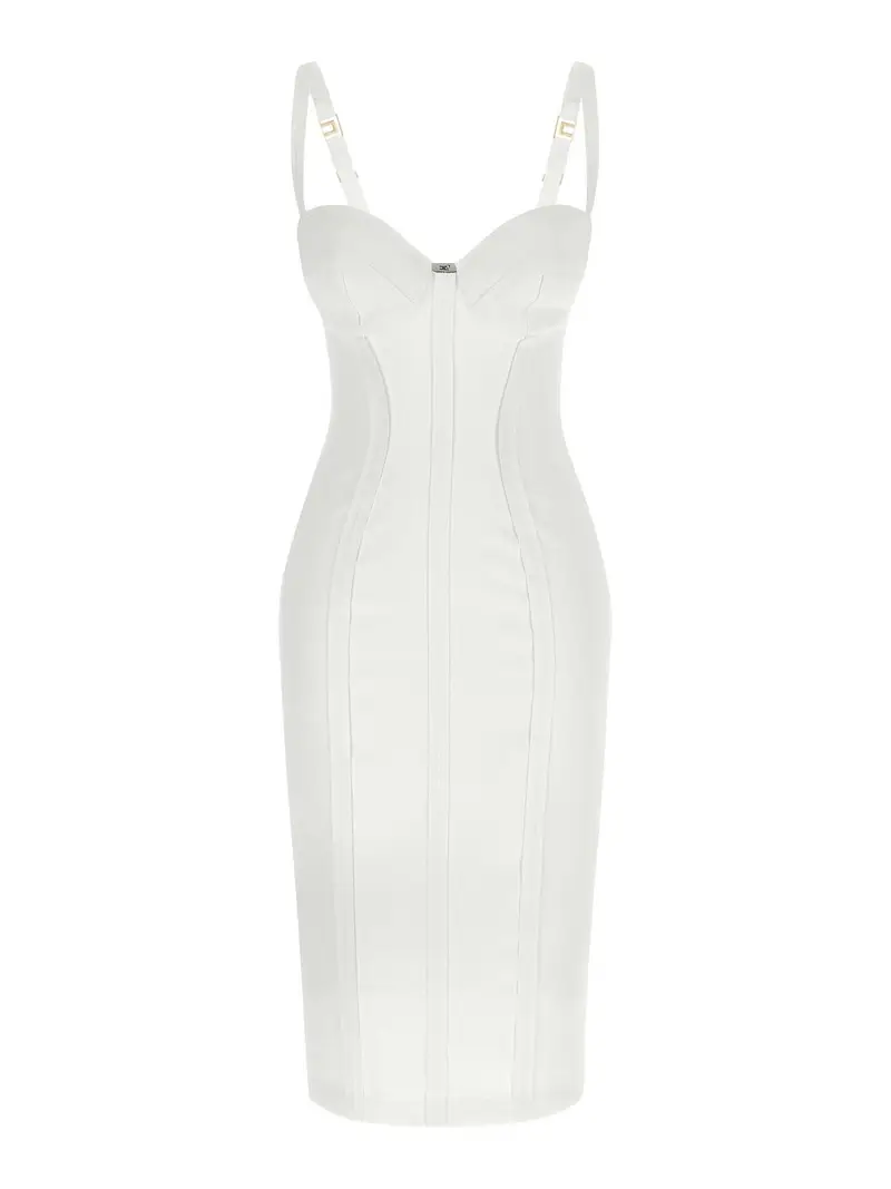 Vestito a corsetto Bianco