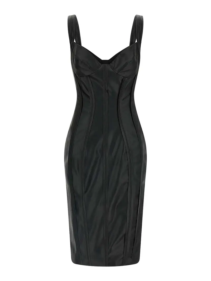 Vestito a corsetto Nero