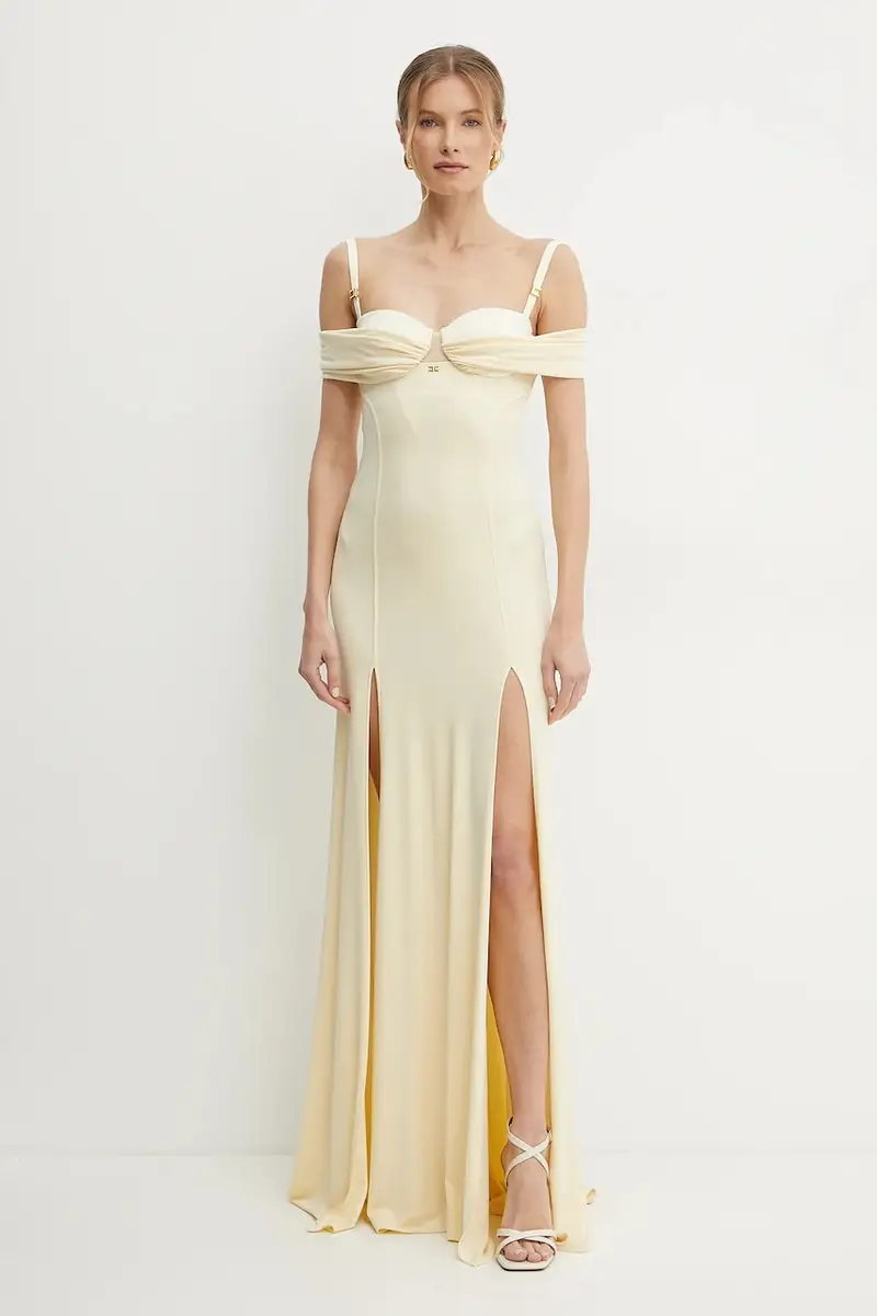 vestito ABR0851E2 Giallo