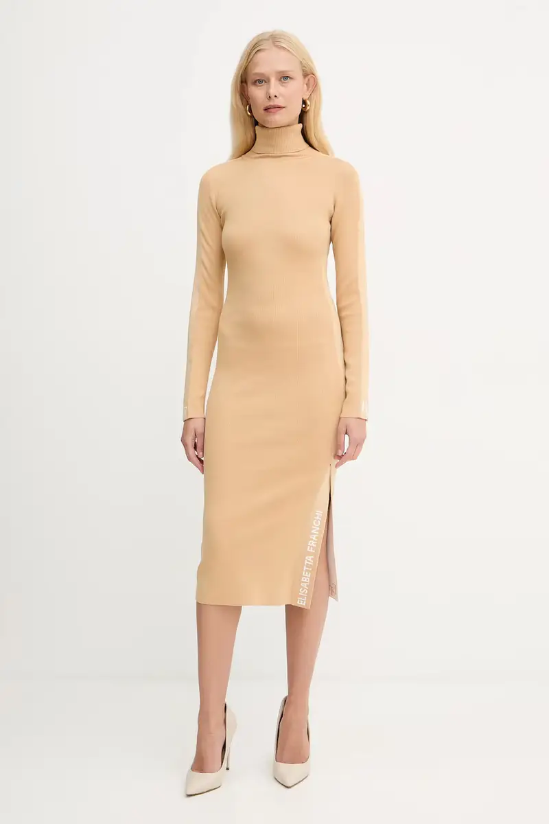 vestito colore beige AM03S56E2 miniatura 2