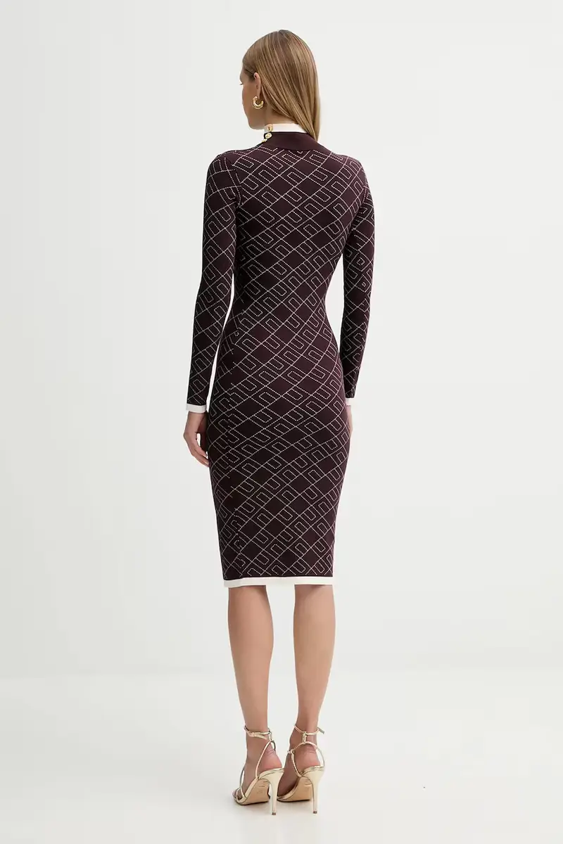 vestito colore granata AM18T56E2 miniatura 3