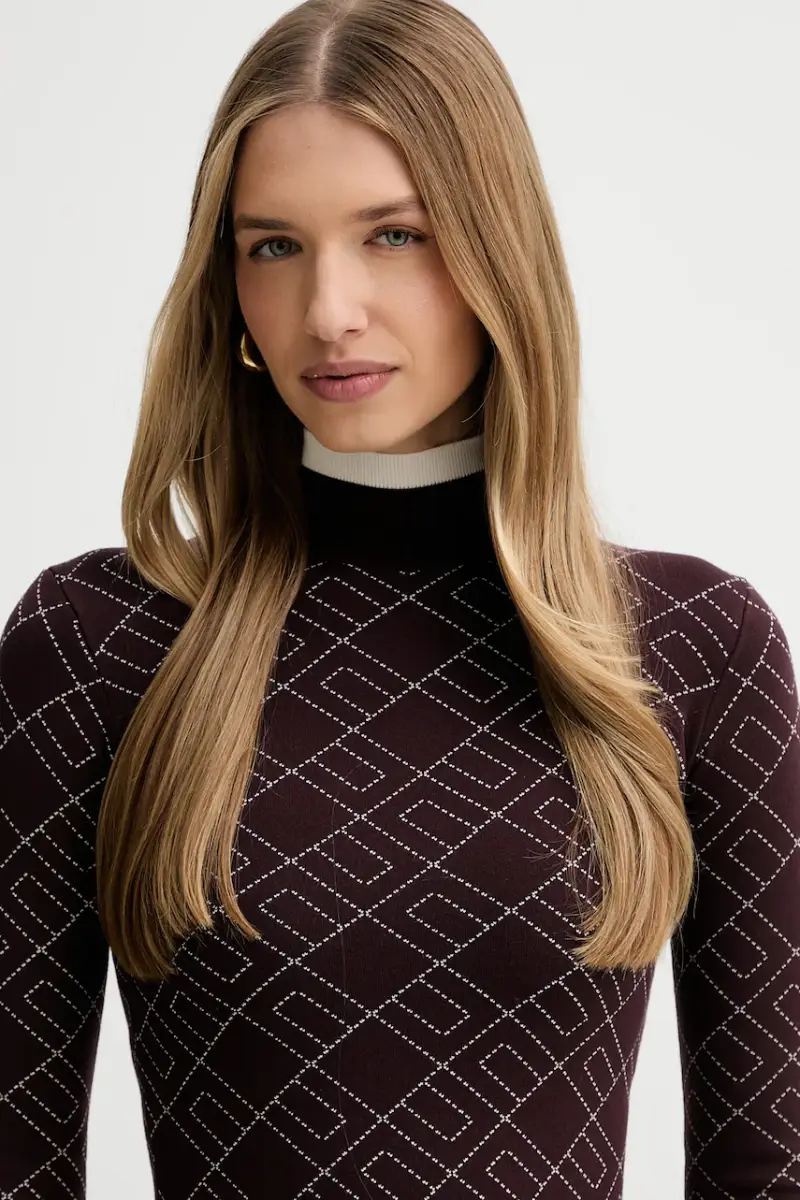 vestito colore granata AM18T56E2 miniatura 4