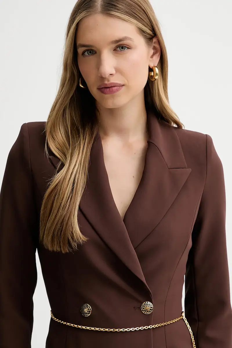 vestito colore marrone AB89657E2 miniatura 4