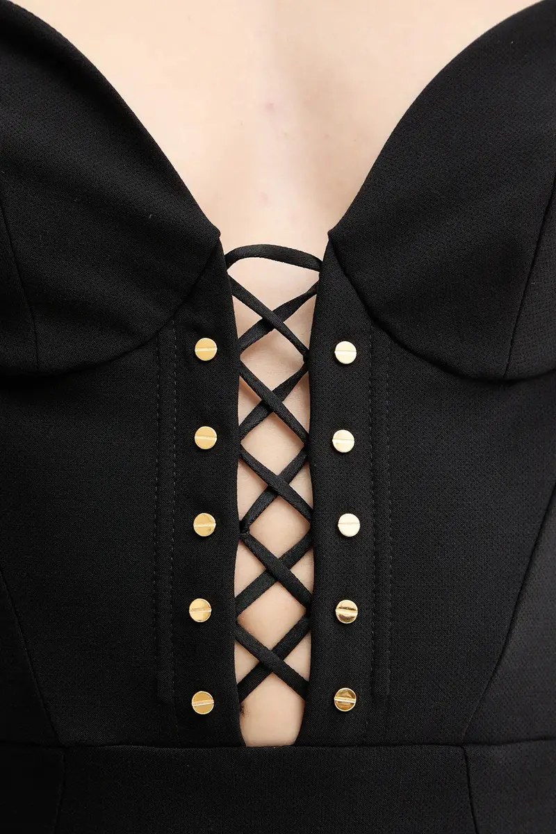 vestito colore nero AB87857E2 miniatura 5