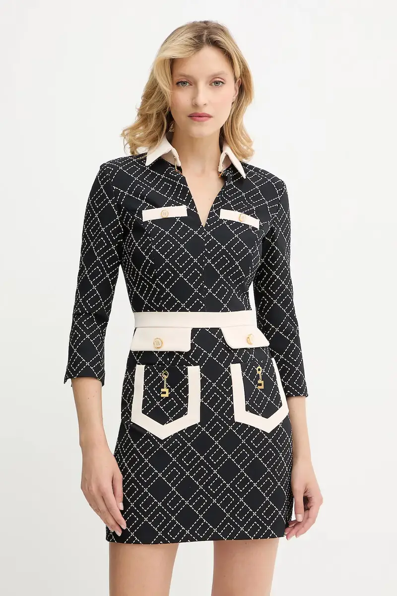 vestito colore nero ABS0156E2