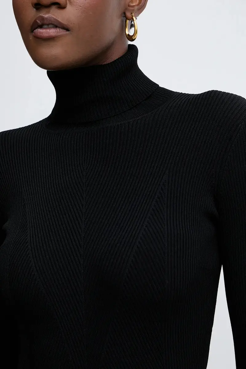 vestito colore nero AM07B56E2 miniatura 5