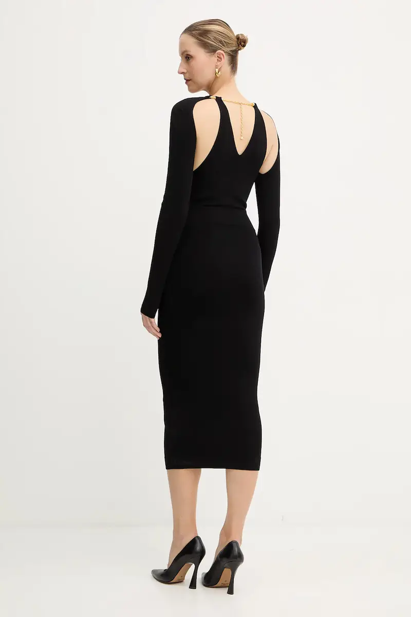 vestito colore nero AM11S56E2 miniatura 2