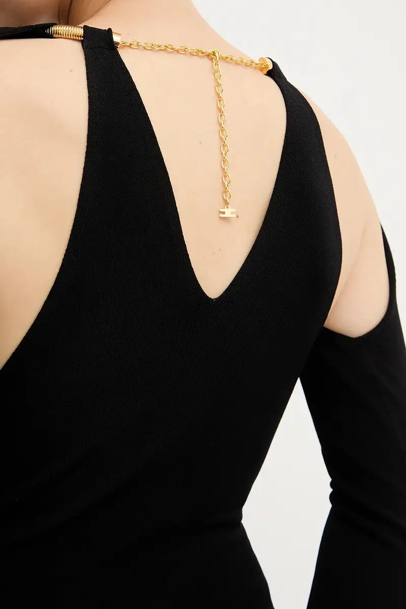 vestito colore nero AM11S56E2 miniatura 5