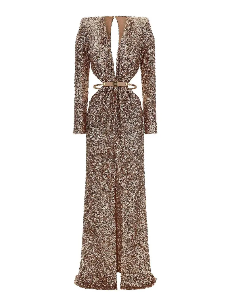 Vestito da tappeto rosso Color Carne E Neutri