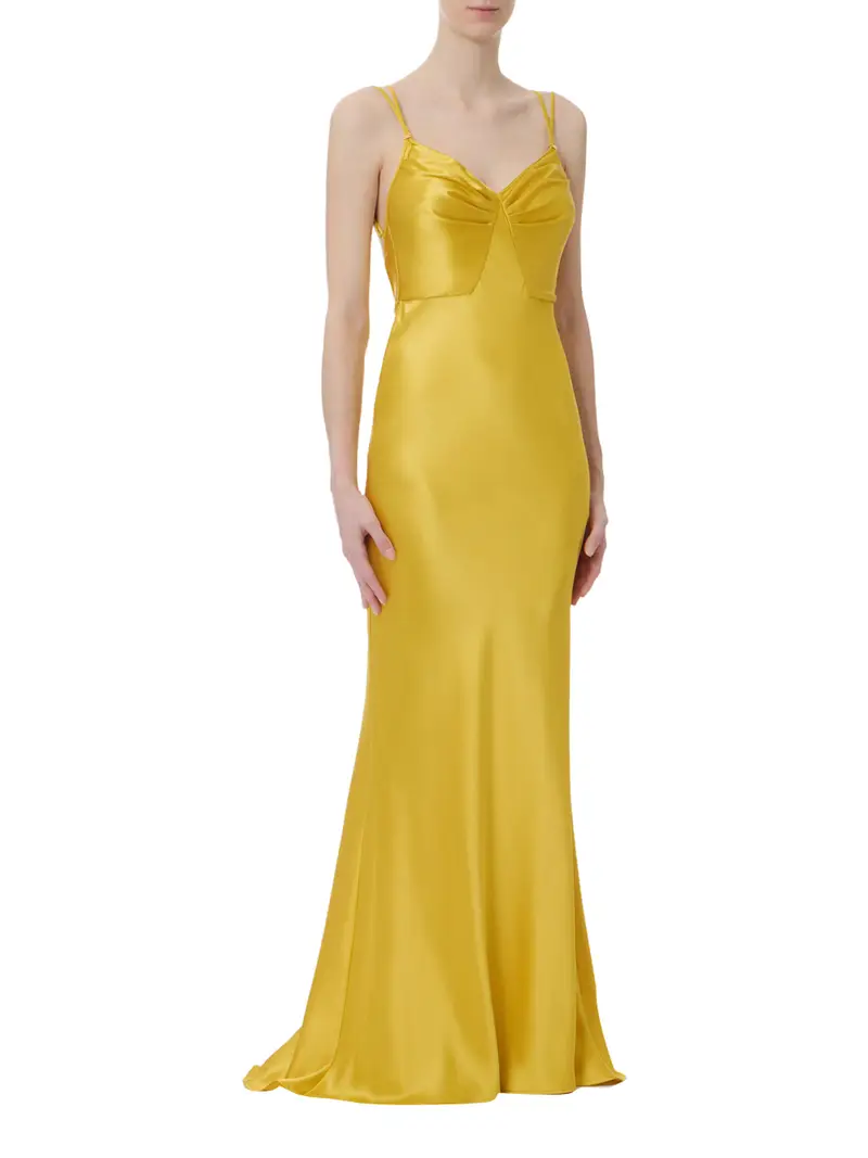 vestito longuette elisabetta franchi da donna - sun Giallo