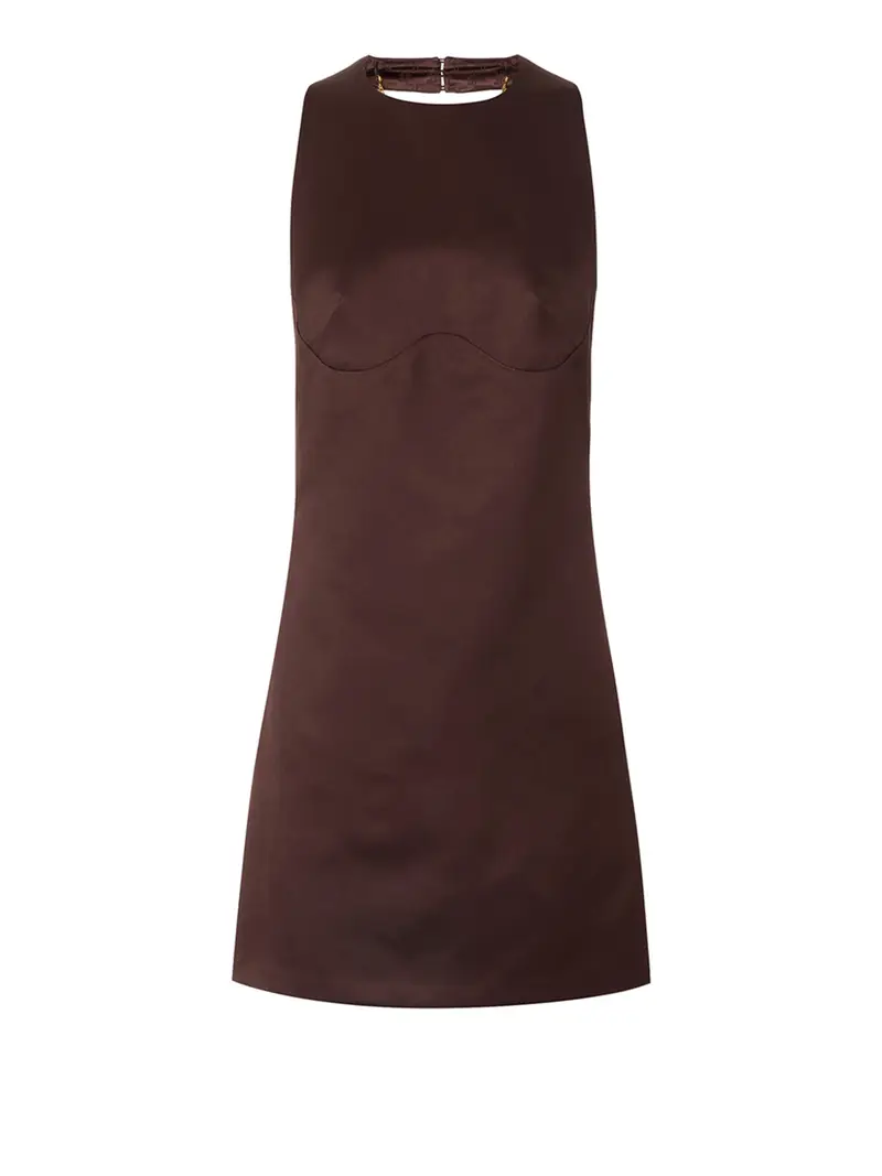 vestito mini elisabetta franchi da donna - cacao Marrone