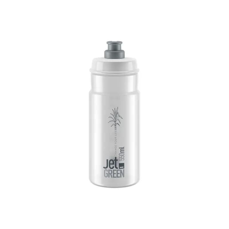 Borraccia Bici Jet Verde Clear,Grigio 550 ml