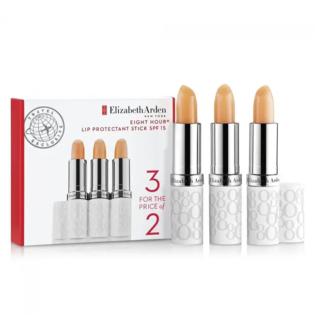 Set Di Balsami Labbra Eight Hour Cream Lip Protect Trio