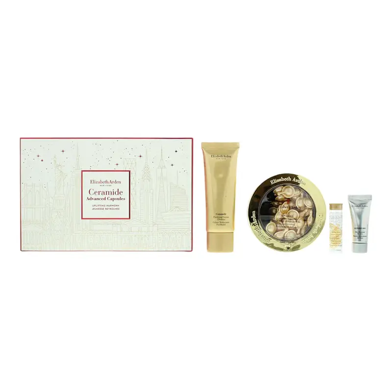Set Elizabeth Arden Advanced Ceramide Restoring & Refreshing Capsule Viso + Advanced Ceramide Restorative Siero occhi 7 pz + Ceramide crema detergent