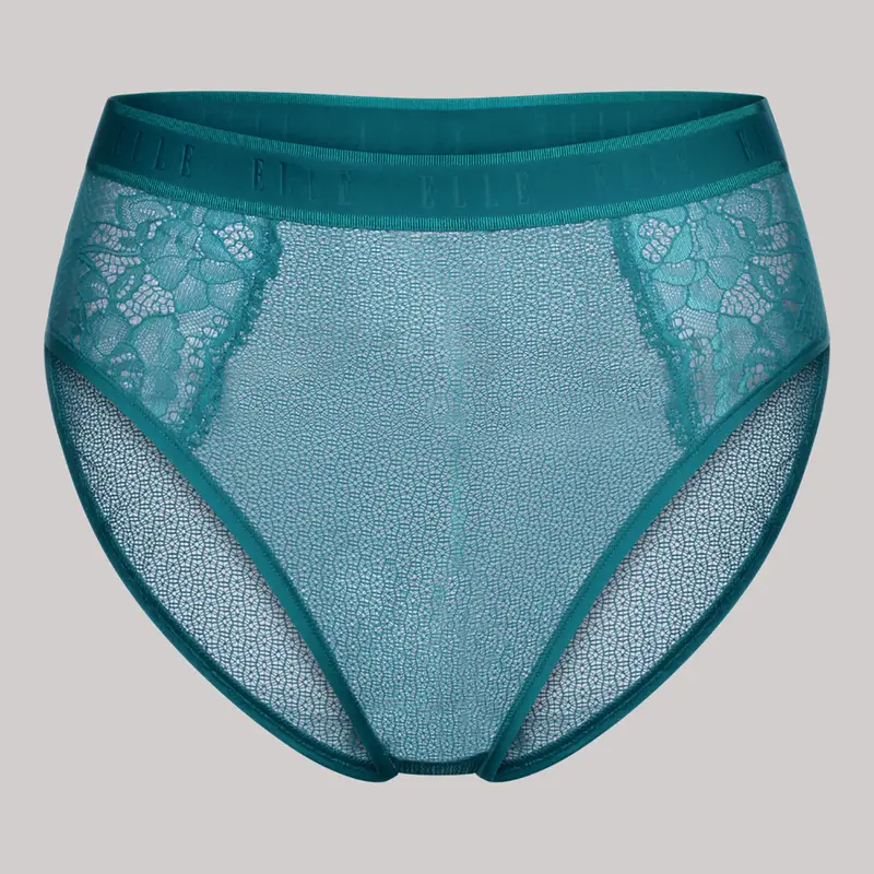 Culotte vita alta ELLE - Verde I2054001 / 1-XXS