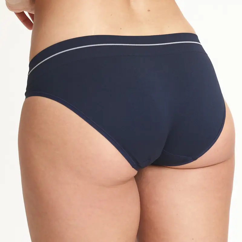 Pack 2 culotte ELLE - Grigio Melange Blu Marine IL232250 / 2-XS