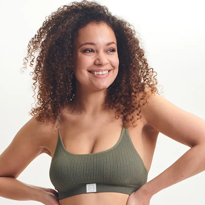 Reggiseno ELLE - Verde Kaki I2344001 / 2-XS