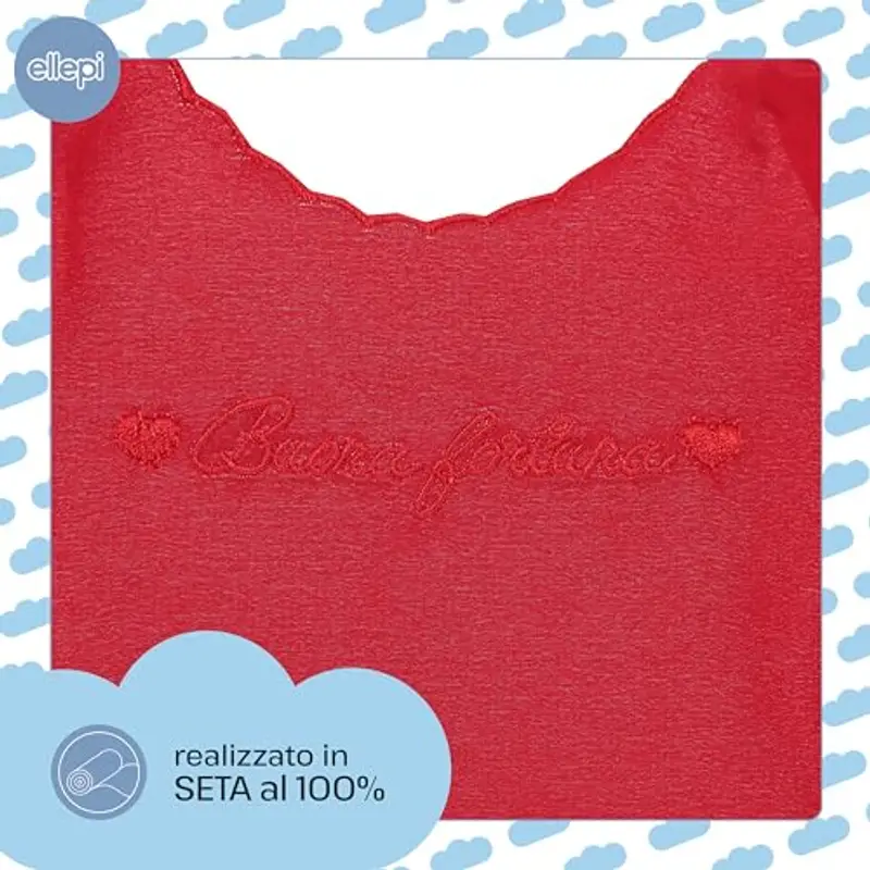 Ellepi Camicino della fortuna nascita neonato seta o cotone miniatura 2