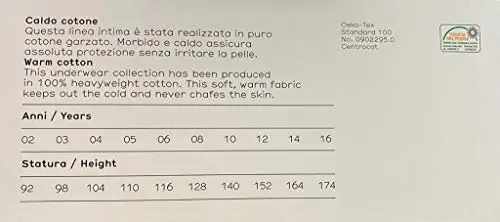 Ellepi Canottiera Bambina Confezione 3 Pezzi Ragazza Intimo Caldo Cotone Spalla Larga Bimba 2 3 4 5 6 8 10 Anni miniatura 3