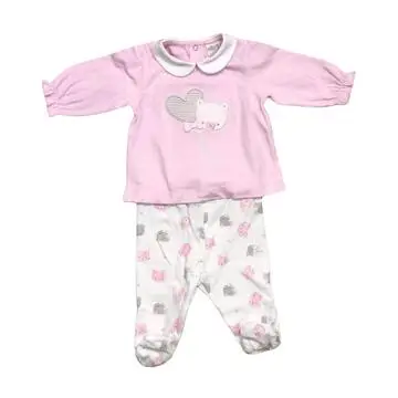 COMPLETO CLINICO NEONATA IN COTONE ELLEPI CO5169