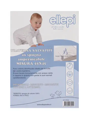 TRAVERSA PER CULLA NEONATO 55x45cm ELLEPI BP628