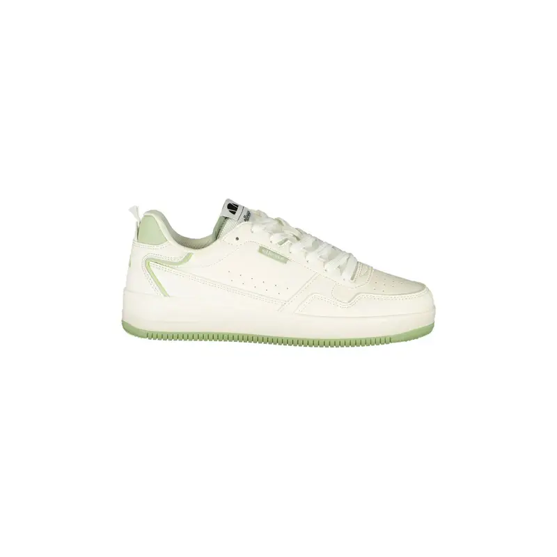 Sneakers Donna Bianche Dettagli a Contrasto Bianco