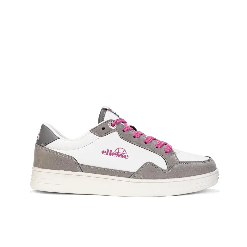 Sneakers tennis bianche da donna con logo