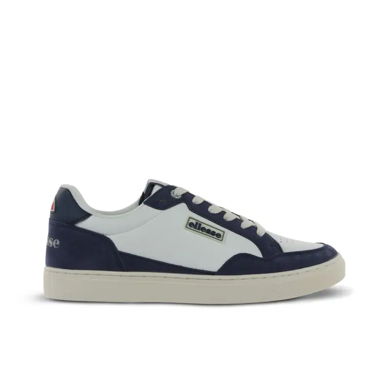Sneakers tennis blu e bianche da uomo con logo