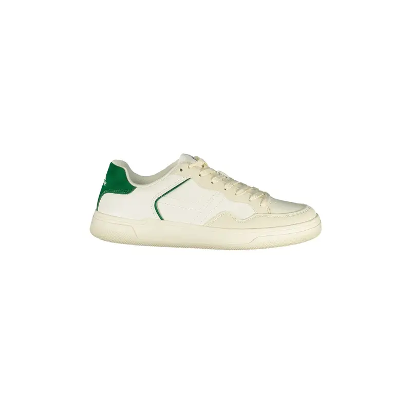 Sneakers Uomo Bianche Stampa Logo Bianco