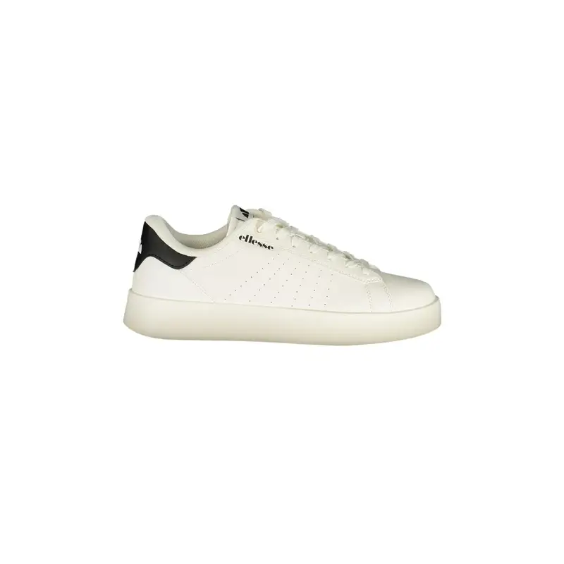 Sneakers Uomo Bianche Stampa Logo Bianco