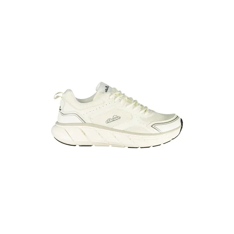 Sneakers Uomo Bianche Stampa Logo Bianco