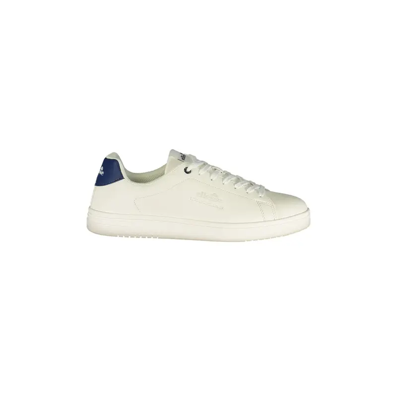 Sneakers Uomo Bianche Stampa Logo Bianco