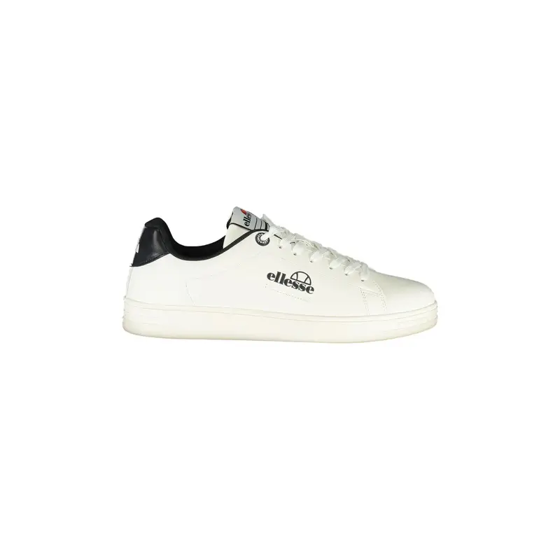 Sneakers Uomo Bianche Stampa Logo Bianco