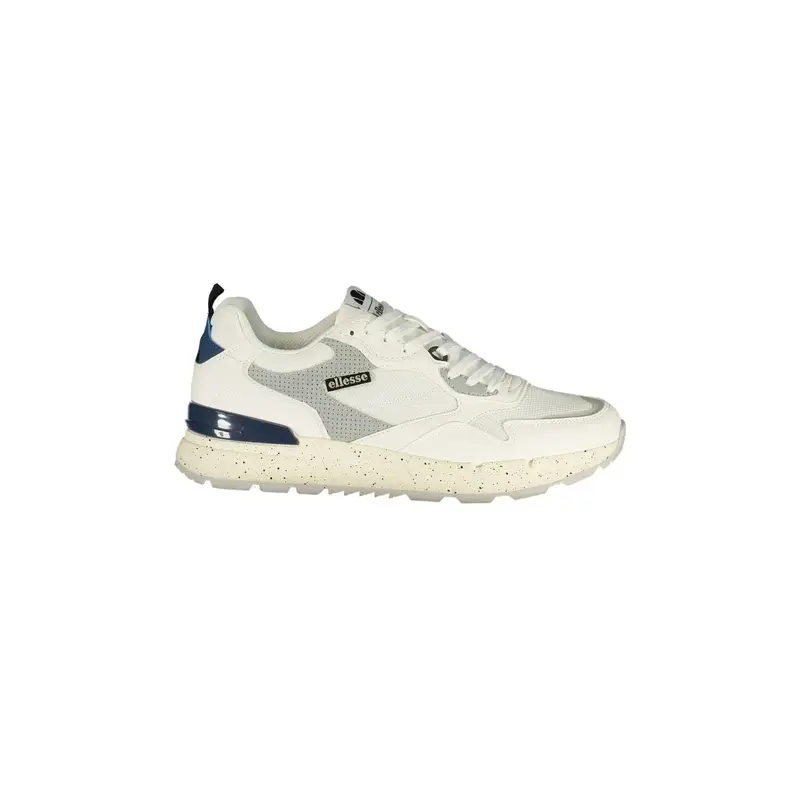 Sneakers Uomo Bianche Stampa Logo Bianco