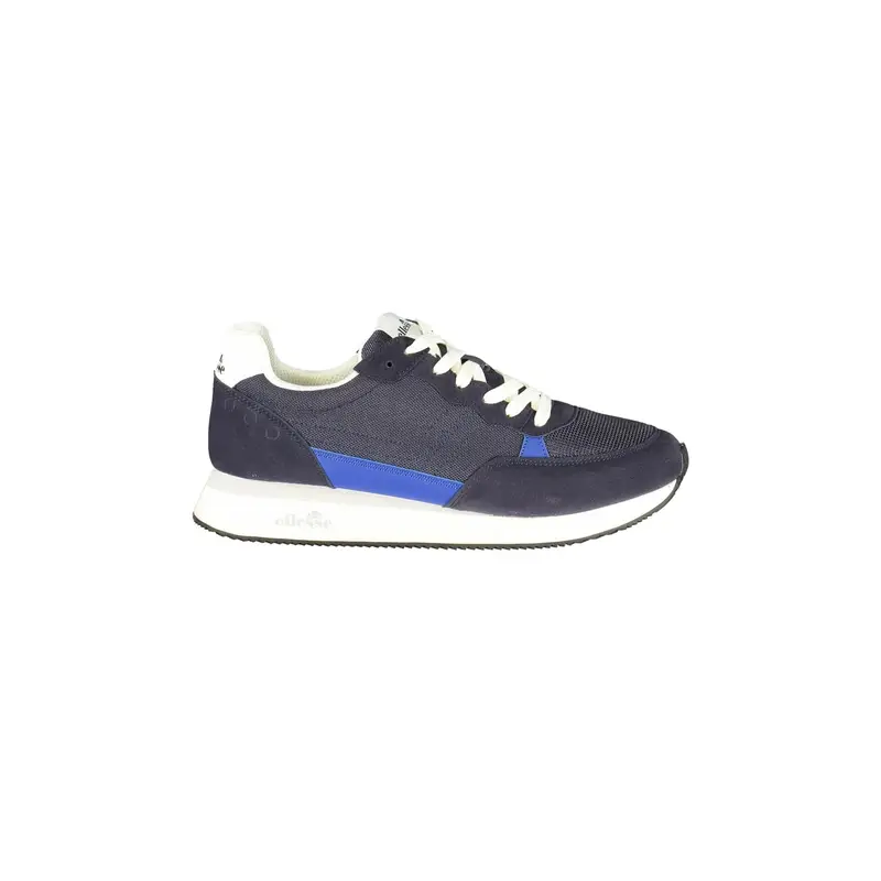 Sneakers Uomo Blu Dettagli a Contrasto