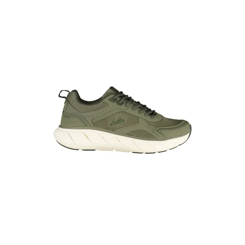 Sneakers Uomo Verde Stampa Logo