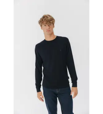 per uomo 11040127148 Maglia con logo blu navy di base (XL), Casual, Viscosa