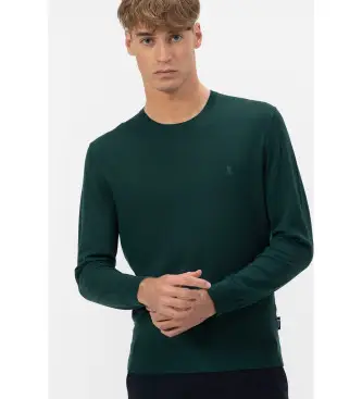per uomo 11040127148 Maglia con logo verde di base (XL), Casual, Viscosa