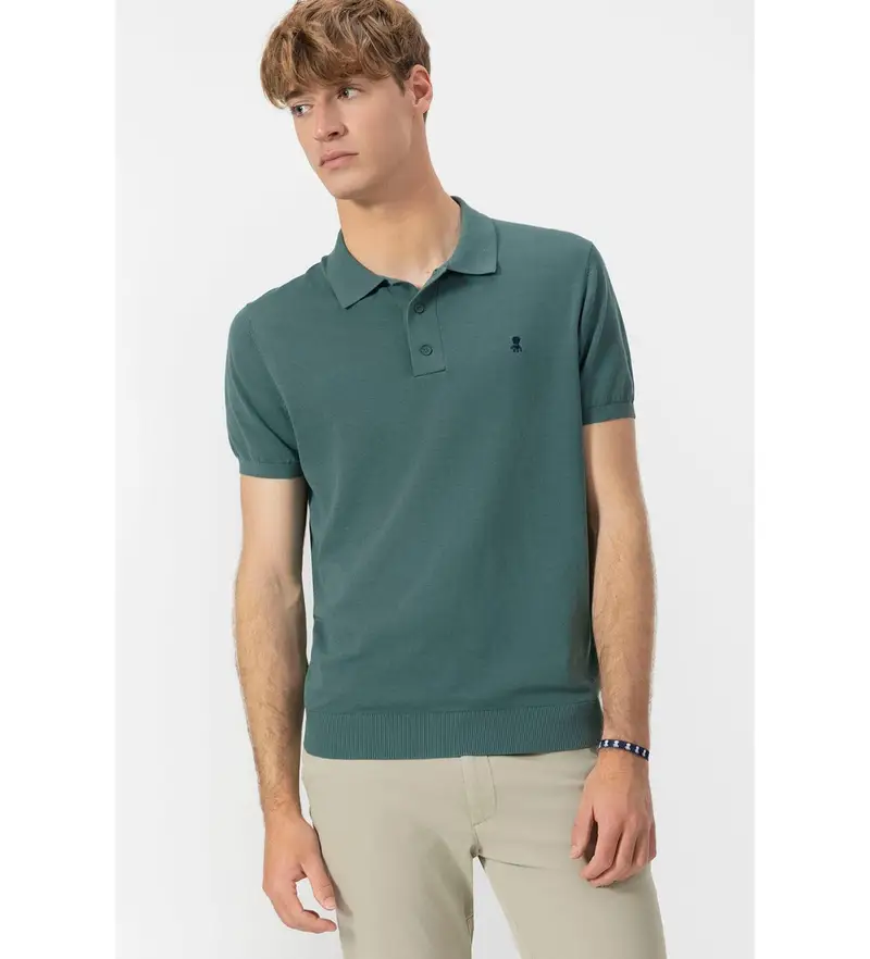 elPulpo Polo Uomo Verde 3971420