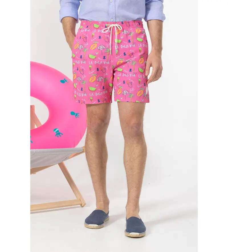 per uomo. 11090226416 Costume da bagno rosa Dolce Vita (S), Beachwear, Poliamide