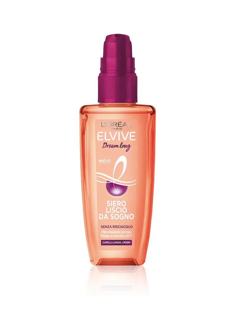 ELVIVE, L'oréal Paris Siero Anti-crespo Dream Long, Siero Anti Crespo Per Capelli Lunghi, Crespi, 100 Ml., Donna, Bianco avorio, Taglia: FASUL